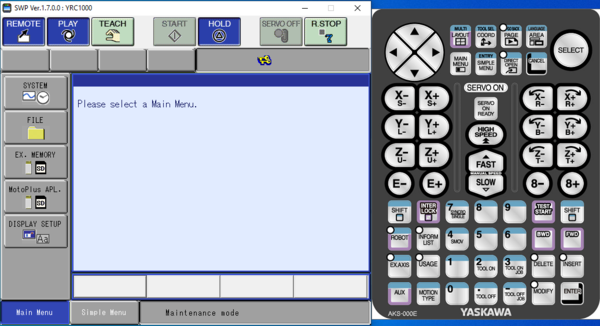 Yaskawa robot software outlet